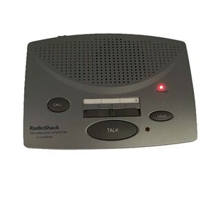 RadioShack FM Wireless Intercom 3 Channel Station System Call Talk Tested Works